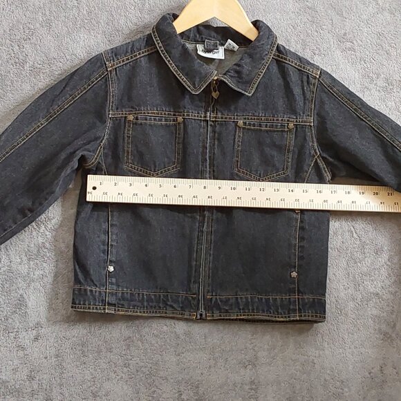 Vintage Byer Girl Blue Jean Jacket Medium 10/12 - Picture 4 of 7